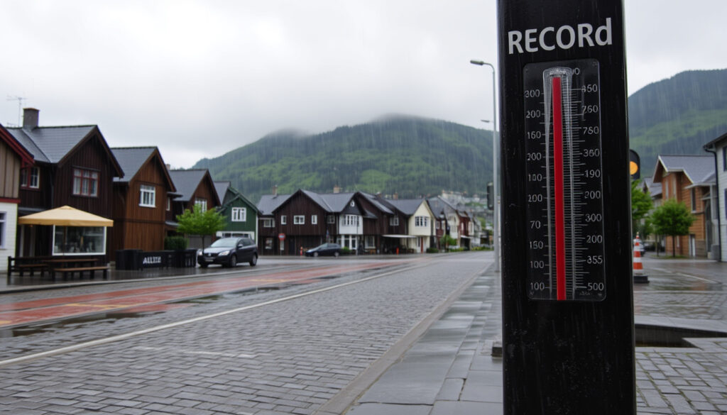 Vær i Bergen – rekorder, nedbør og klima